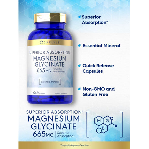 View 3 Magnesiumglycinat 665mg | 250 Kapseln