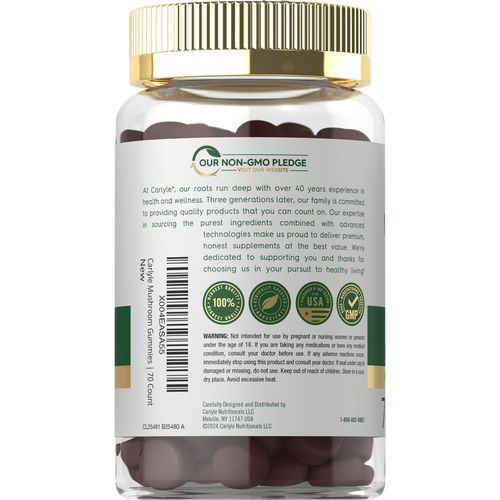 View 3 Complément Alimentaire aux Champignons | 70 Gummies