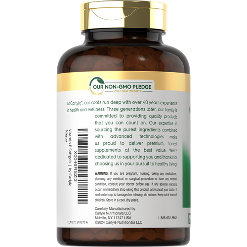 View 3 Vitamina E más Tocopheroles Mixtos 1000 UI | 120 Cápsulas Blandas
