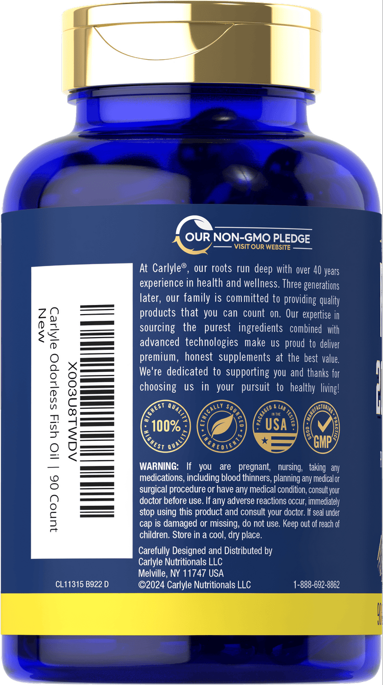 Fish Oil 2000mg per serving | 90 Softgels