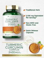 Load image into Gallery viewer, Turmeric Curcumin 2400mg | 180 Capsules
