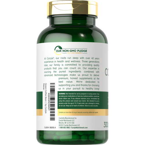 View 3 Green Coffee Bean Extract | 300 Capsules
