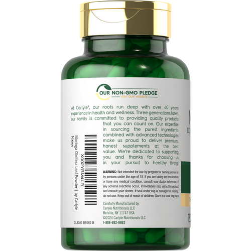 View 3 Moringa Oleifera | 180 Capsules