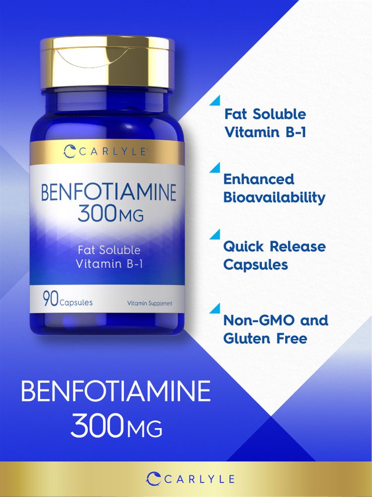 Benfotiamina 300mg | 90 Capsule