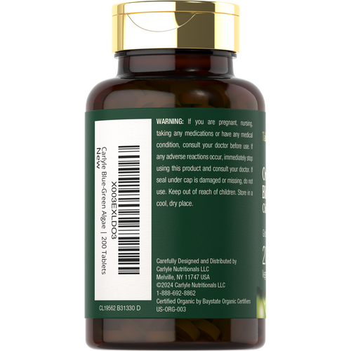 View 3 Chlorella Blue Green Algae 250mg | 200 Tablets