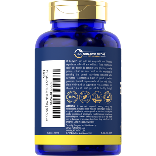 View 3 Óleo de Peixe 2000mg por porção | 90 Cápsulas Gelatinosas