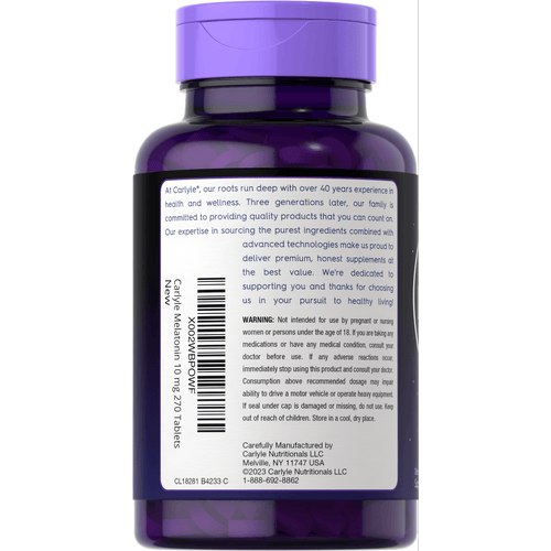 View 3 Melatonina 10mg | 270 Compresse