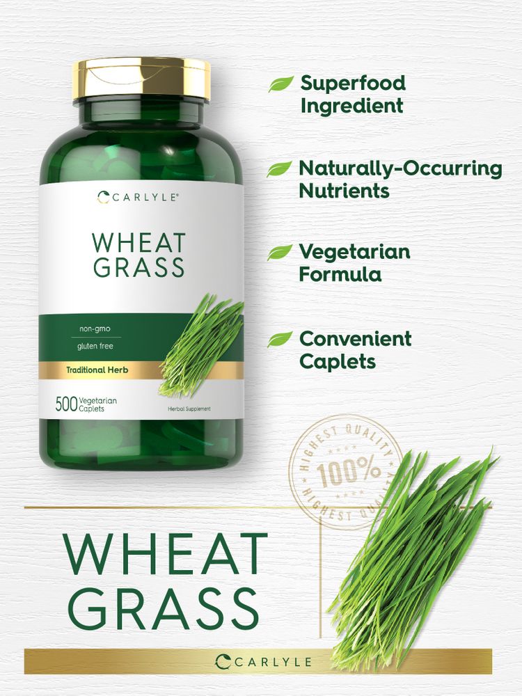 Wheat Grass | 500 Caplets