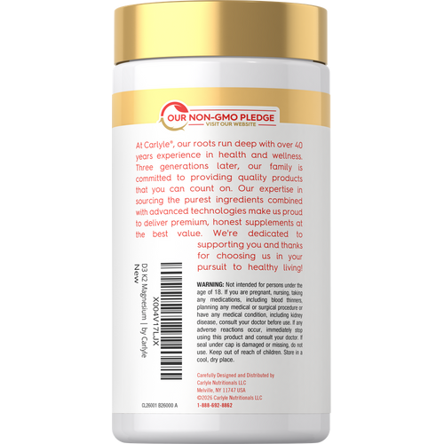 View 3 Vitamin D3 K2 Magnesium | 120 Capsules