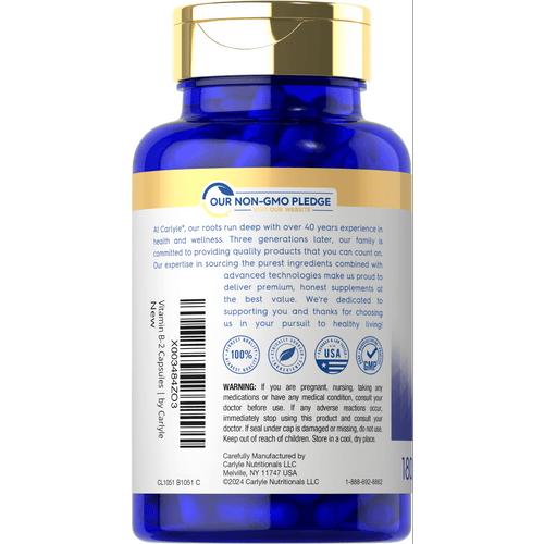 View 3 Vitamina B-2 400mg por porción | 180 Cápsulas
