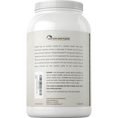 View 3 Grass Fed Bone Broth Protein Powder | 35.2oz Powder