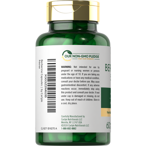 View 3 Berberine 500000mcg per serving | 60 Capsules