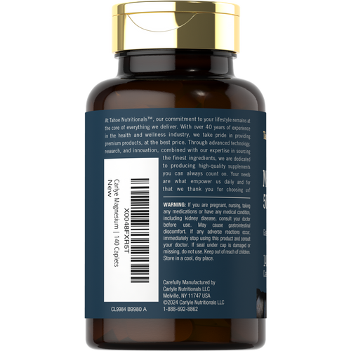 View 3 Magnesium 500mg per serving | 140 Caplets