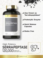 Load image into Gallery viewer, Serrapeptase 120,000IU  | 120 Capsules
