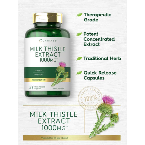 View 3 Extracto de Cardo Mariano | 300 Cápsulas