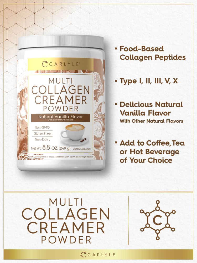 Multi Collagen Vanilla Creamer | 8.8oz