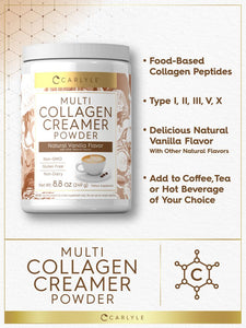 Multi Collagen Vanilla Creamer | 8.8oz