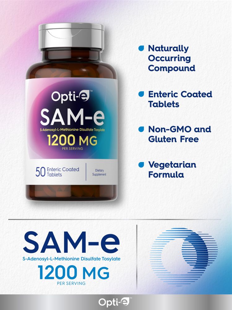 Opti-E Sam-E 1200mg por porción | 50 Tabletas