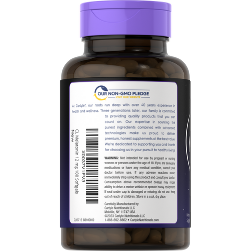 View 3 Melatonin 12mg | 180 Weichkapseln