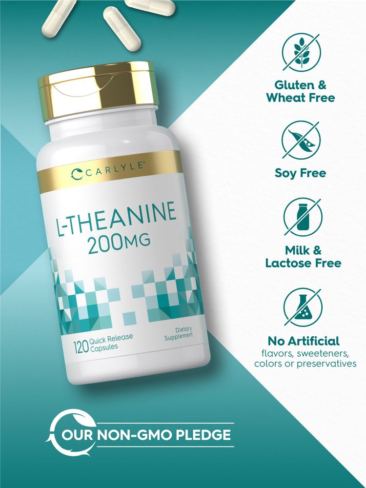 L-Theanine 200mg | 120 Capsules