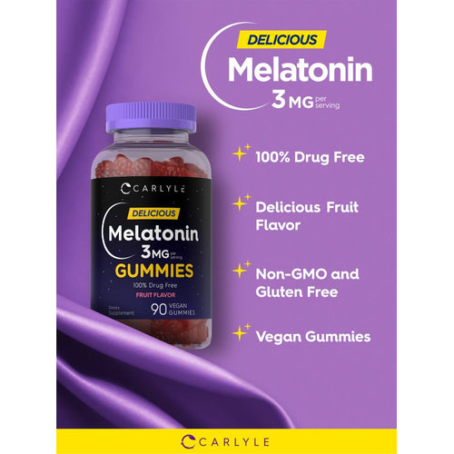 View 4 Melatonina 3mg por porção | 90 Gomas