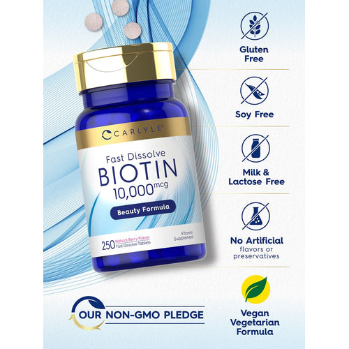 View 4 Biotin 10000mcg | 250 Tablets