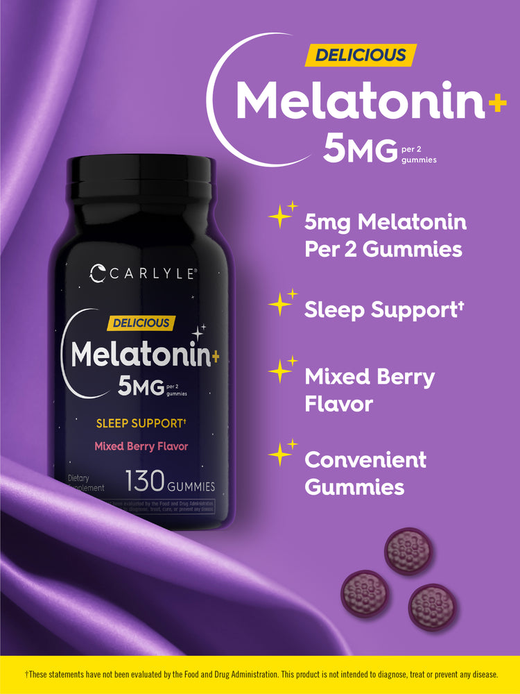 Melatonin 5mg | Mixed Berry Flavor