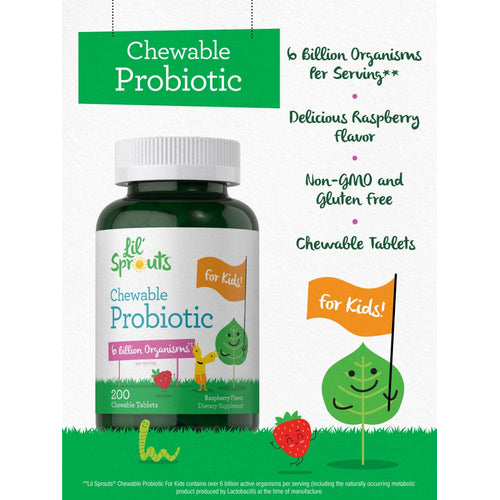 View 4 Probiotic for Kids 6 Billion CFUs per serving | 200 Tablets