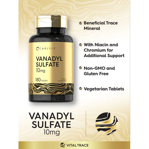 View 4 Sulfato de Vanadil 10mg | 180 Tabletas