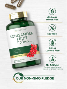 Schizandra Extract 1160mg | 200 Capsules