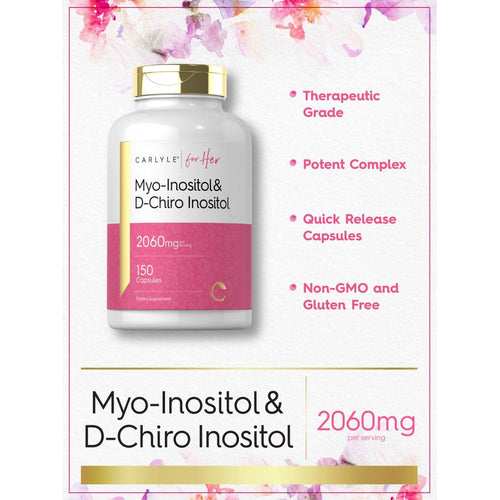View 6 Mio-Inositol y D-Chiro Inositol 2060mg por porción | 150 Cápsulas