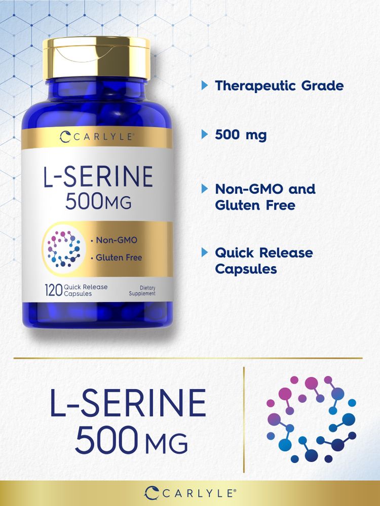 L-Sérine 500mg | 120 Gélules