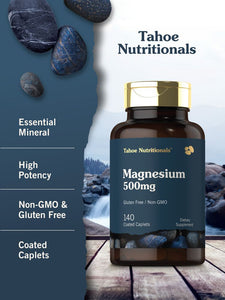 Magnesium 500mg | 140 Caplets