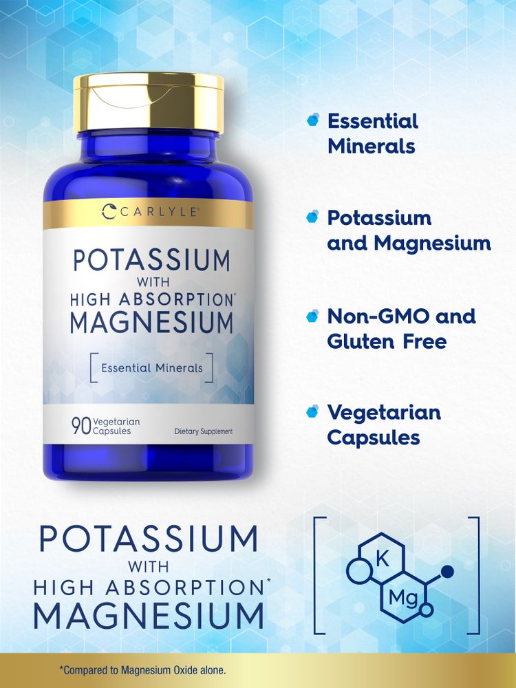 Potassium Magnésium | 90 Gélules