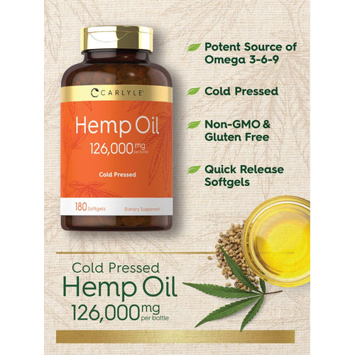 View 4 Hemp Oil 126000mg per serving | 180 Softgels