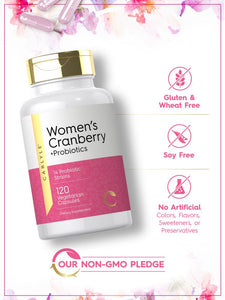 Women's Cranberry Plus Probiotics | 120 Capsules