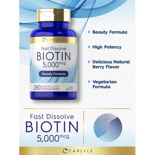View 4 Biotina 5000 mcg | 250 Compresse a Scioglimento Rapido