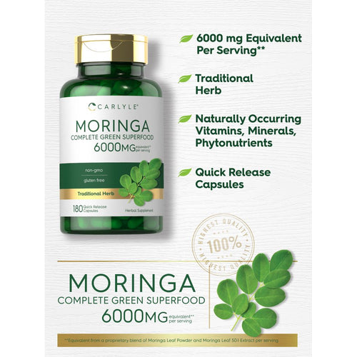 View 4 Moringa Oleifera | 180 Capsules