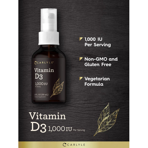 View 4 Vitamina D-3 1000IU | Spray Liquido 4oz