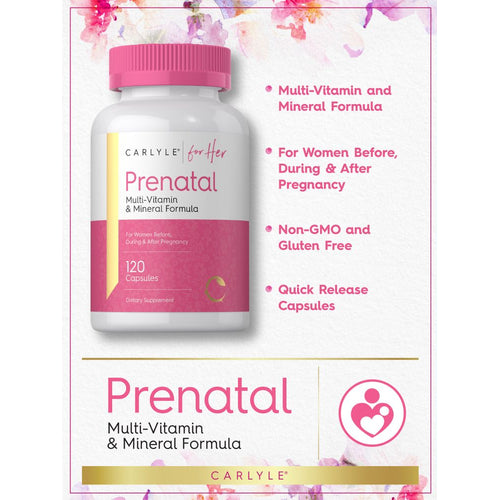 View 4 Prenatal Vitamins & Minerals | 120 Capsules