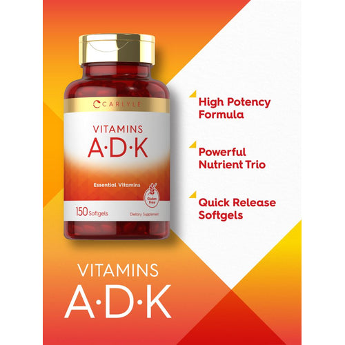 View 4 Vitamina ADK | 150 Cápsulas Blandas