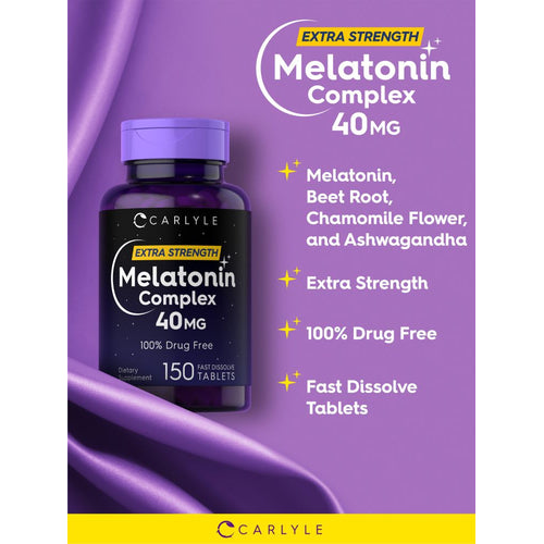 View 4 Melatonina 40mg | 150 Tabletas