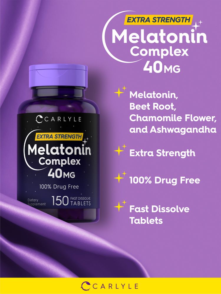 Melatonina 40mg | 150 Tabletas