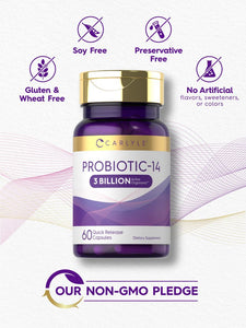 Probiotic | 3 Billion CFU | 60 Capsules