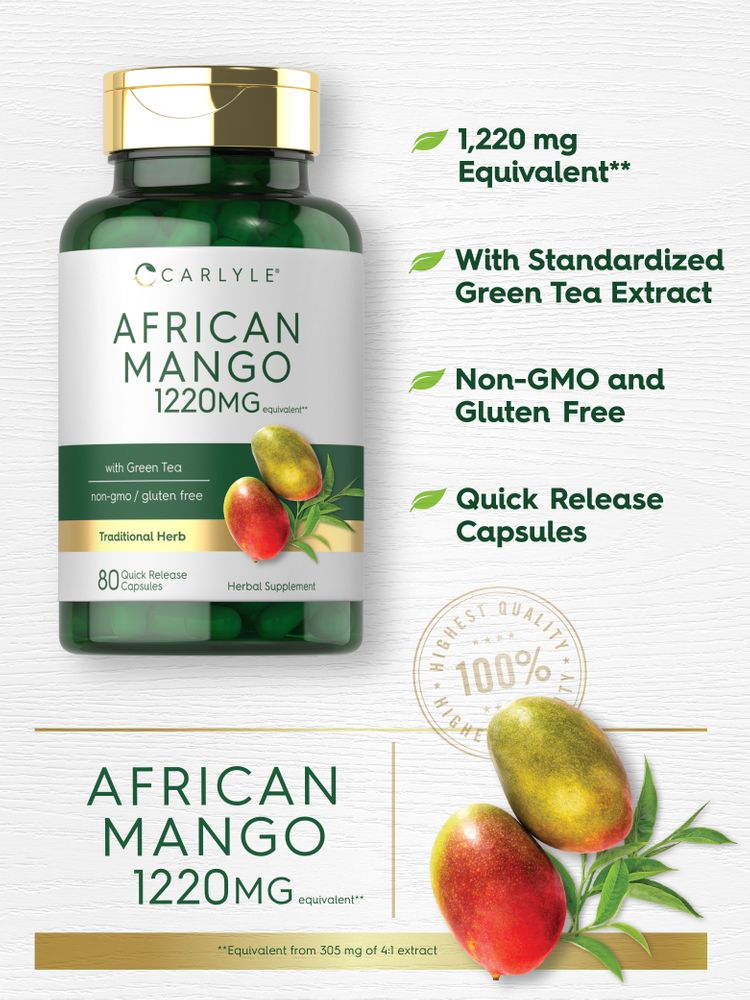 African Mango 1220mg | 80 Capsules