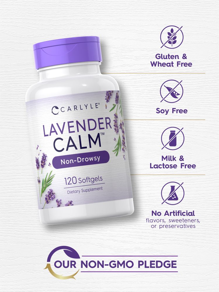 Lavanda 80mg | 120 Cápsulas Gelatinosas