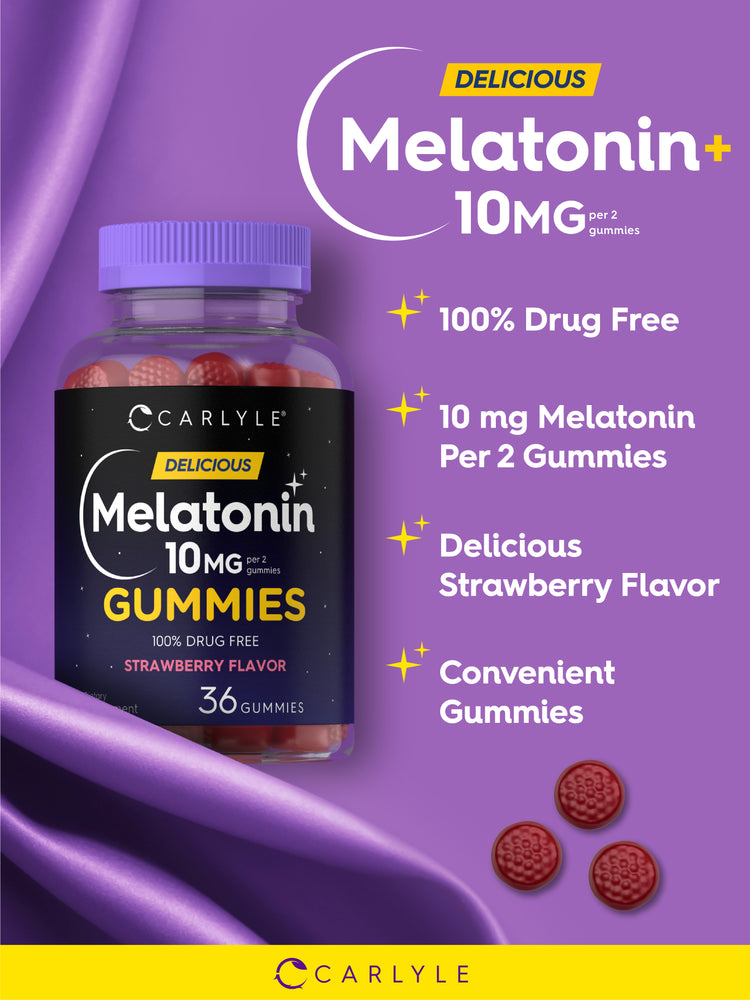 Melatonin 10mg | Strawberry Flavor