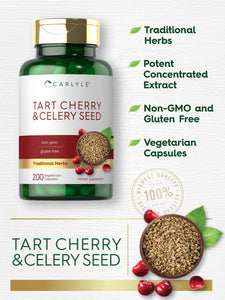 Tart Cherry & Celery Seed | 200 Capsules