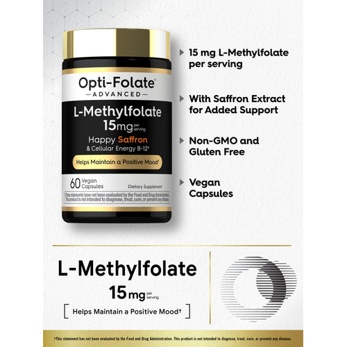 View 4 L Methylfolate 15mg | 60 Capsules