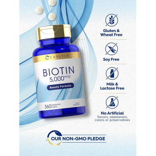 View 4 Biotin 5000mcg | 360 Tablets